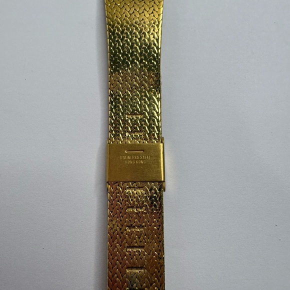 Vintage | Gruen Precision Diamond Gold-Tone Quartz Bracelet Watch main image 5